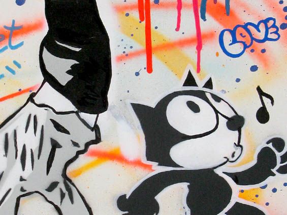 Dessin de SARA CHELOU a pour titre  Street game style street pop art, street art dim : SARA CHELOUprix:280