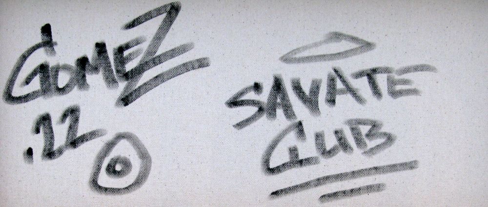 Tableau de DIDIER GOMEZ a pour titre  Savate club style street pop art dim : DIDIER GOMEZprix:290