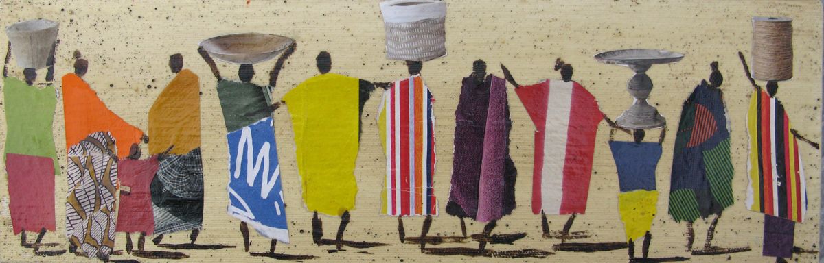 Tableau de MARCOS ZRIHEN NOWOTNY a pour titre  Sénégal 4 - Barcelona 2025 style figuratif dim : MARCOS ZRIHEN NOWOTNYprix:90