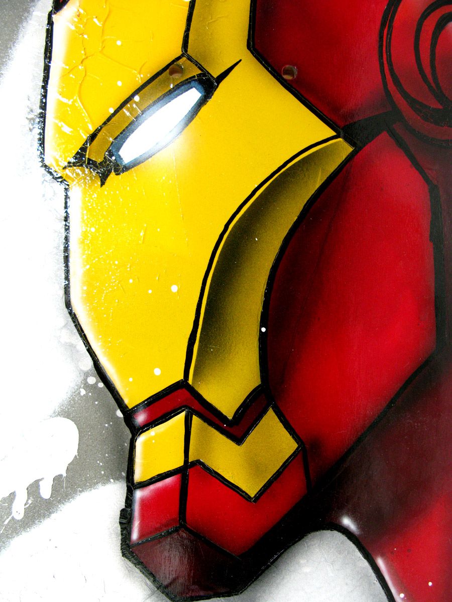 Sculpture de JUG a pour titre  Skate Stark Man style street pop art dim : JUGprix:350