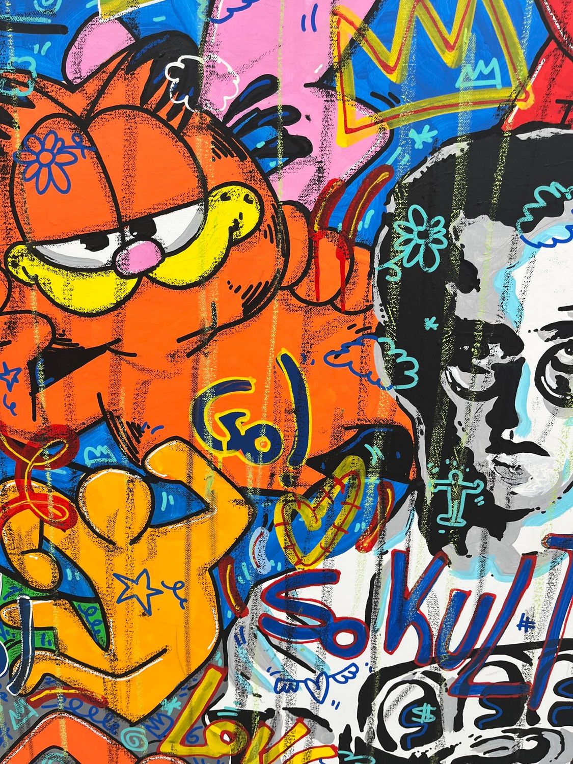 Tableau de RICO SAB a pour titre  So Kult Keith style street pop art, street art dim : RICO SABprix:950