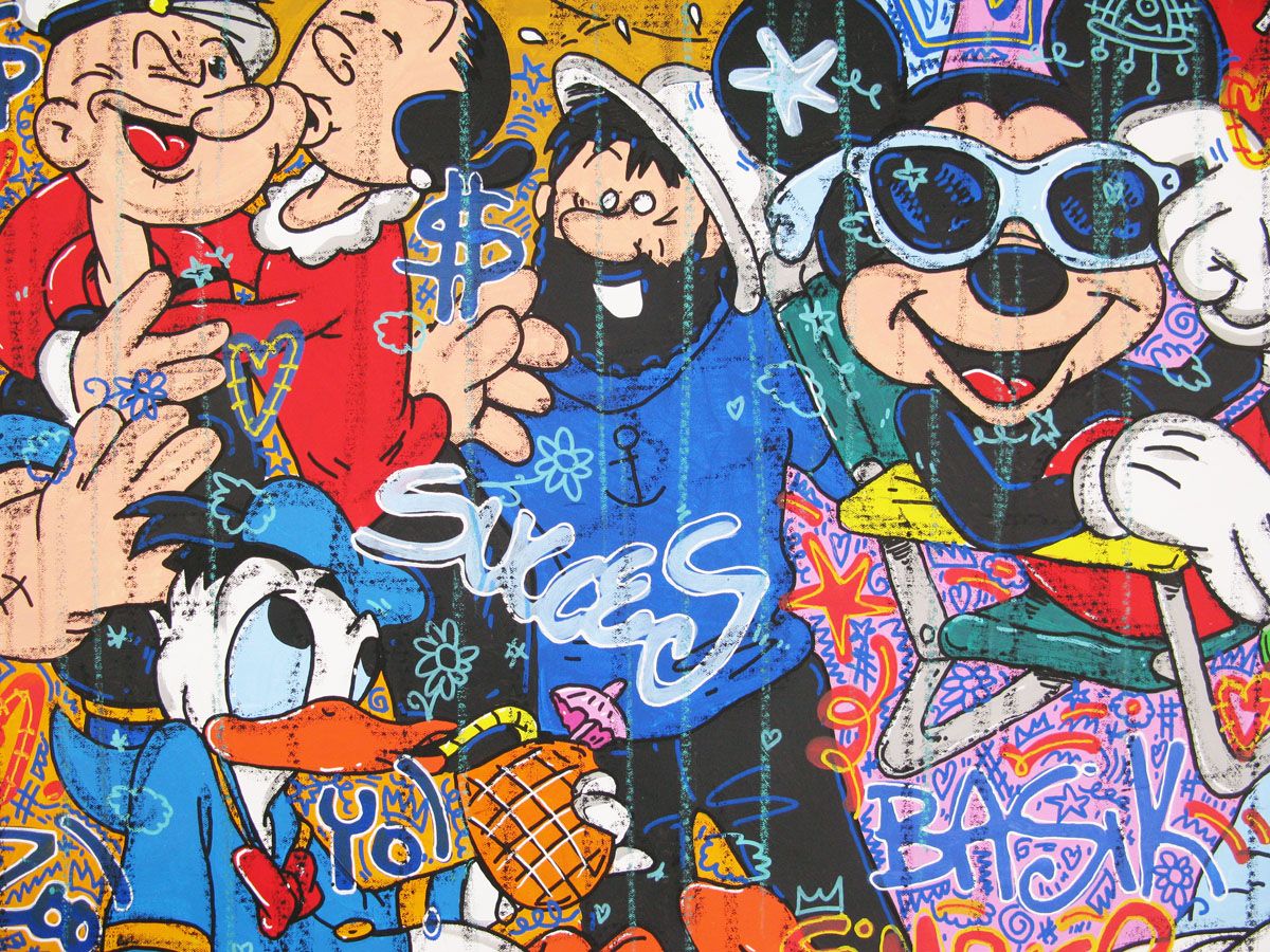 Tableau de RICO SAB a pour titre  So kult style street pop art dim : RICO SABprix:2200