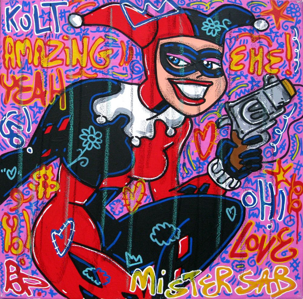 Tableau de RICO SAB a pour titre  So kult style street pop art, street art dim : RICO SABprix:250