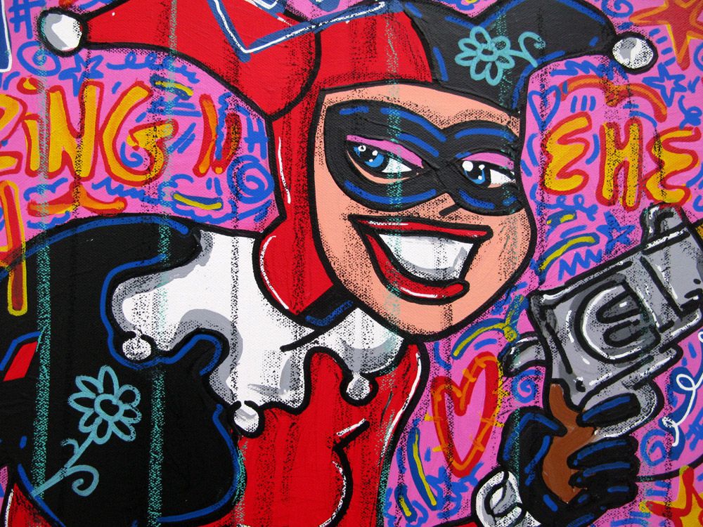 Tableau de RICO SAB a pour titre  So kult style street pop art, street art dim : RICO SABprix:250