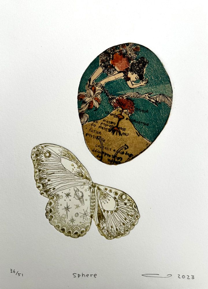 Editions d'art de ATSUKO ISHII a pour titre  Sphere style figuratif dim : ATSUKO ISHIIprix:60