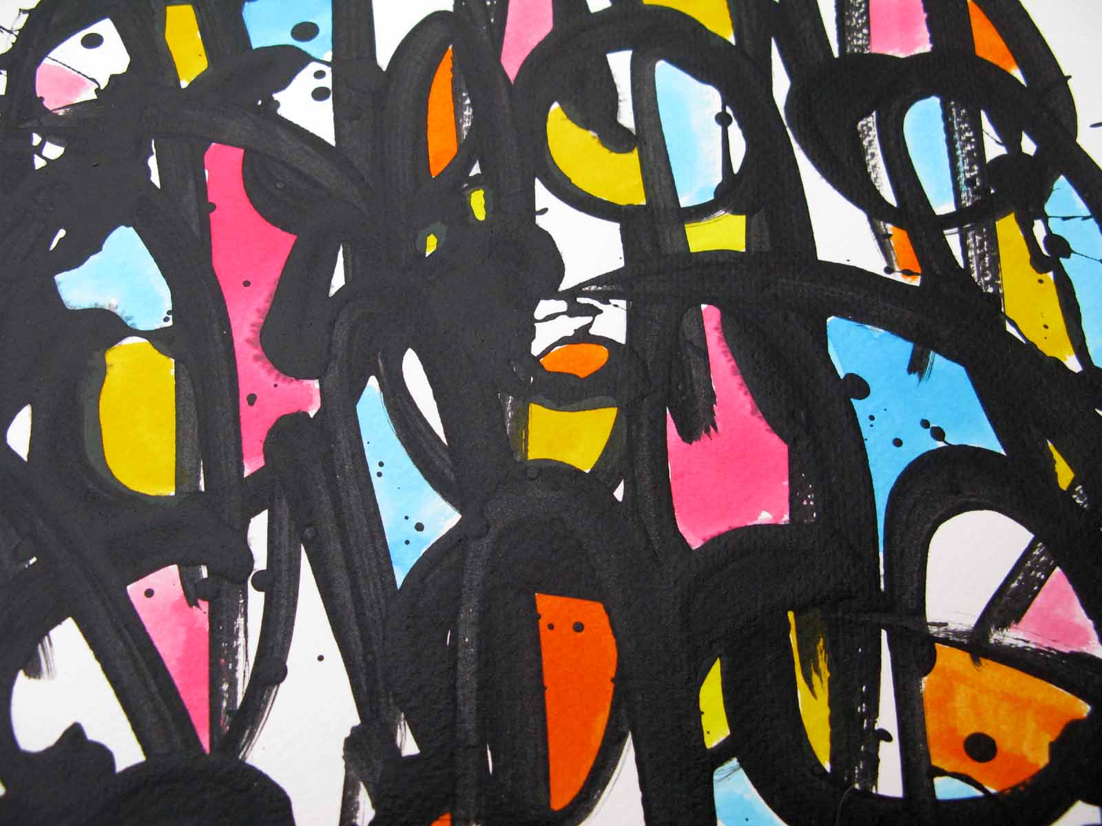 Dessin de STEPHANE RIME a pour titre  Noname D84 style abstrait dim : STEPHANE RIMEprix:70