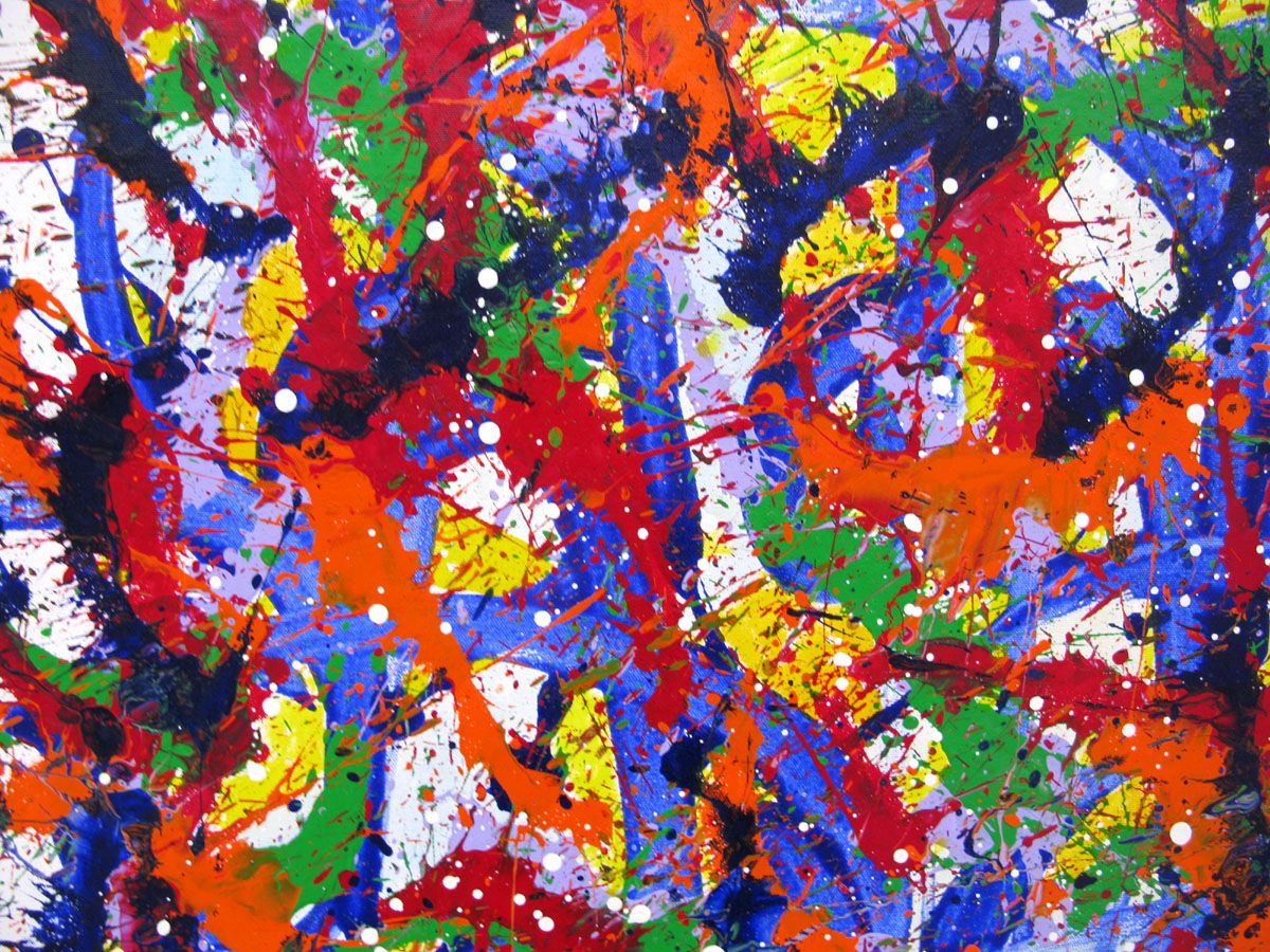 Tableau de STEPHANE RIME a pour titre  NONAME B26 style abstrait dim : STEPHANE RIMEprix:850