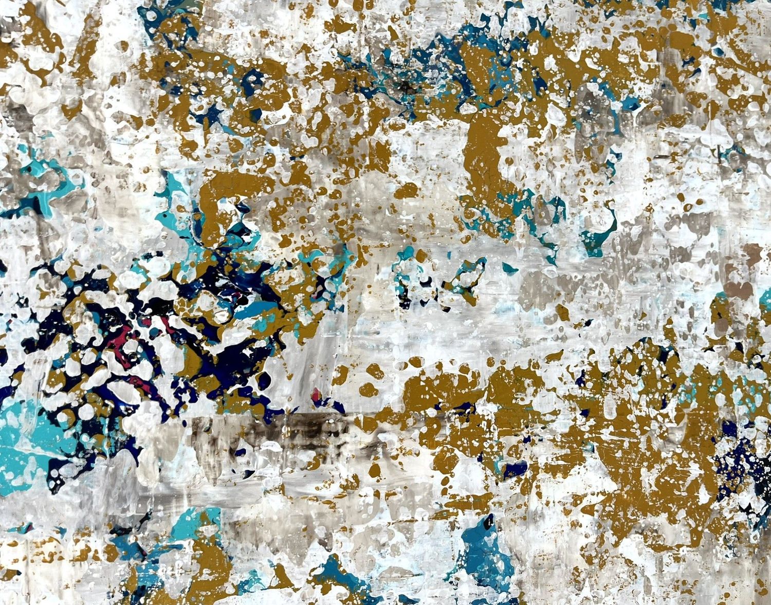 Tableau de CELINE WEBER a pour titre  Stone style abstrait dim : CELINE WEBERprix:950