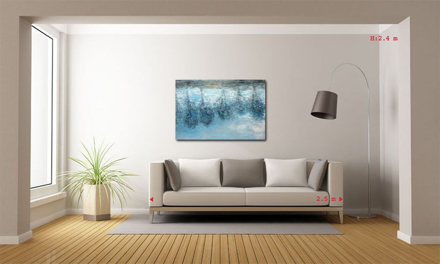 Tableau de ELISE BARAT a pour titre  PLATANES style figuratif dim : ELISE BARATprix:1000