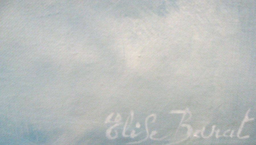 Tableau de ELISE BARAT a pour titre  PLATANES style figuratif dim : ELISE BARATprix:1000