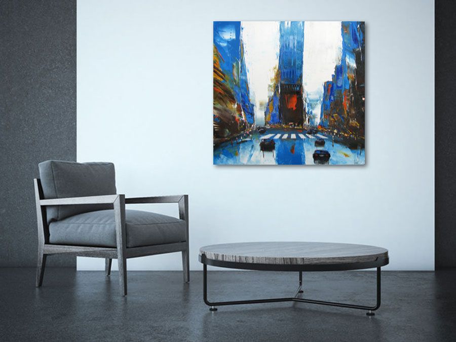 Tableau de F. BOUTET a pour titre  SANS TITRE style abstrait dim : F. BOUTETprix:850
