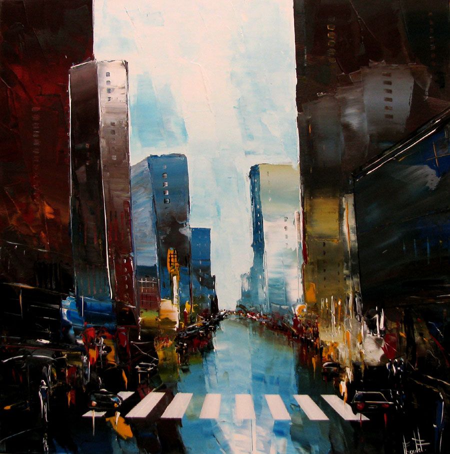 Tableau de F. BOUTET a pour titre  URBAN 3 style no dim : F. BOUTETprix:850