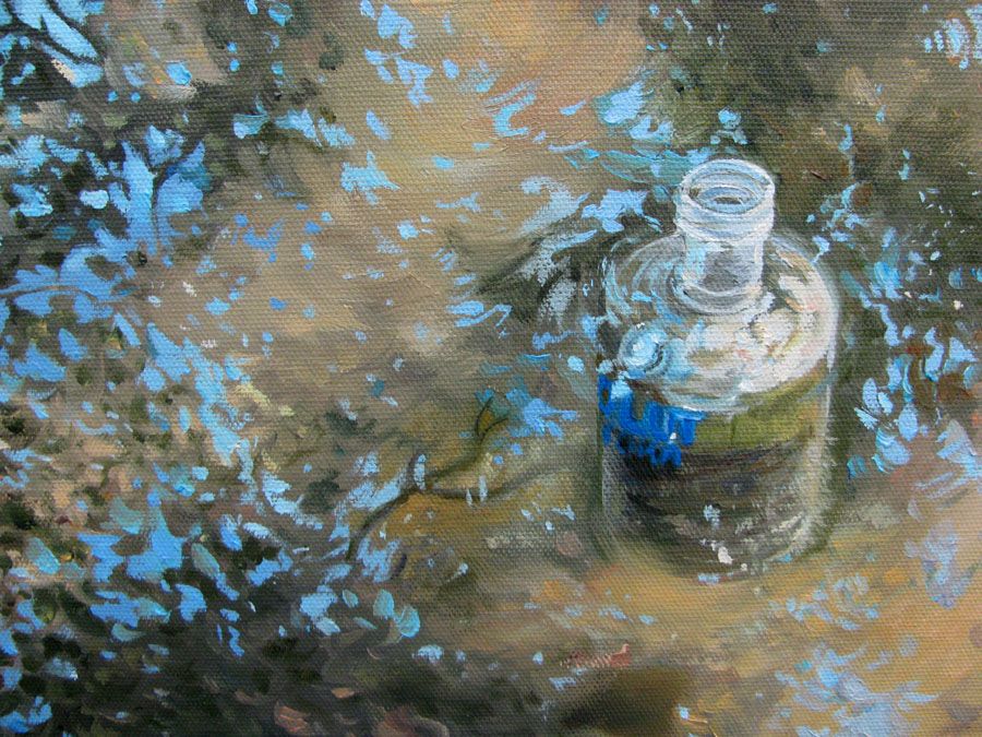 Tableau de ELISE BARAT a pour titre  ABSOLUT V style figuratif dim : ELISE BARATprix:800