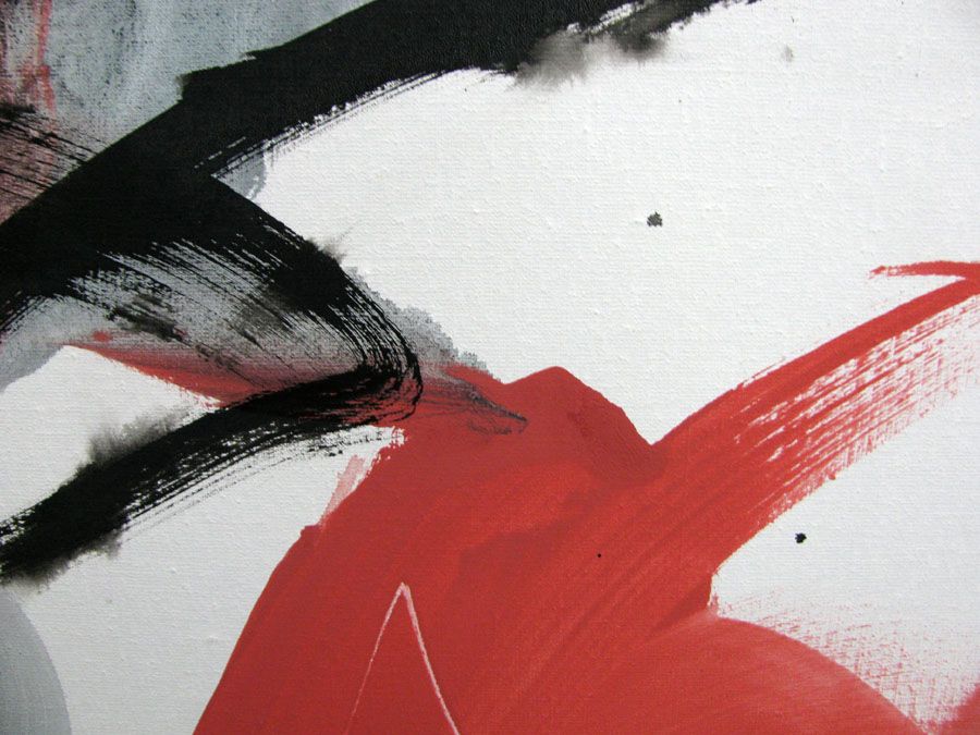 Tableau de JM BARROIS a pour titre  SANS TITRE style abstrait dim : JM BARROISprix:650