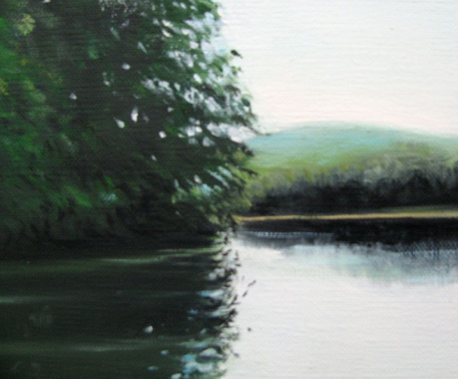 Tableau de ELISE BARAT a pour titre  LA SOANE II style figuratif dim : ELISE BARATprix: