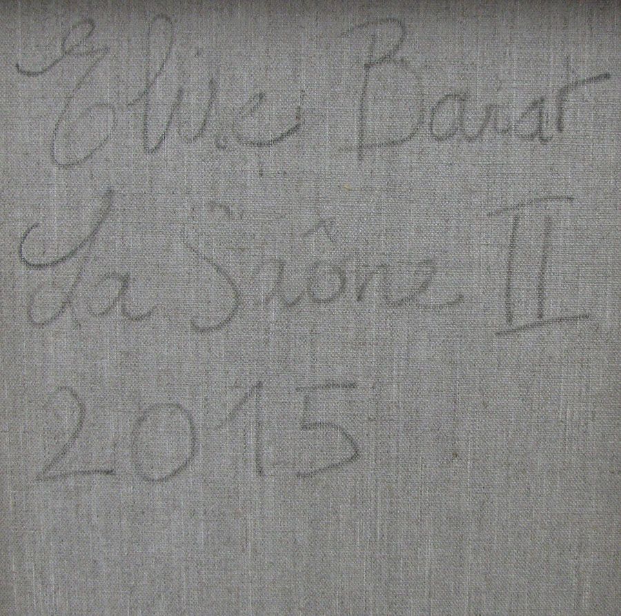 Tableau de ELISE BARAT a pour titre  LA SOANE II style figuratif dim : ELISE BARATprix: