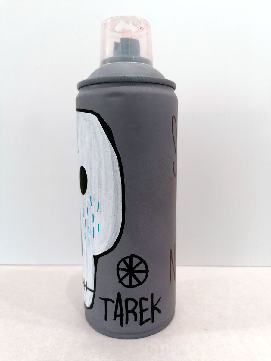 Sculpture de TAREK a pour titre  SKULL BY NATURE style graphique dim : TAREKprix:60