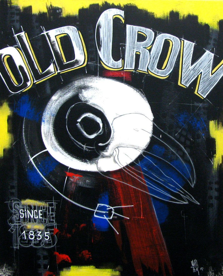Tableau de WALTER a pour titre  OLD CROWN style graphique dim : WALTERprix:650