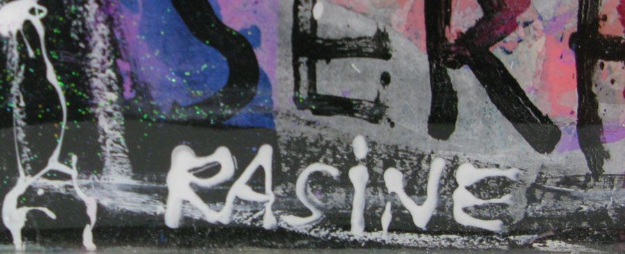 Tableau de THIERRY RASINE a pour titre  BARBARA 1968 style street pop art, street art dim : THIERRY RASINEprix:1250