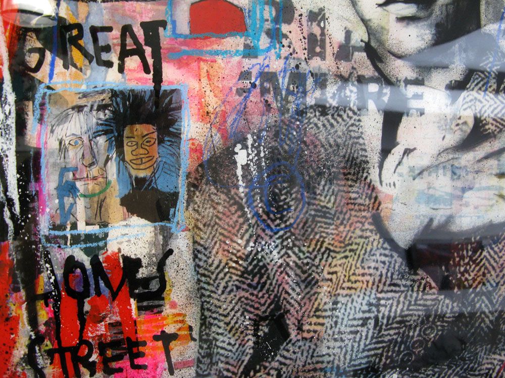 Tableau de THIERRY RASINE a pour titre  YOUNG KING style street pop art, street art dim : THIERRY RASINEprix:1200