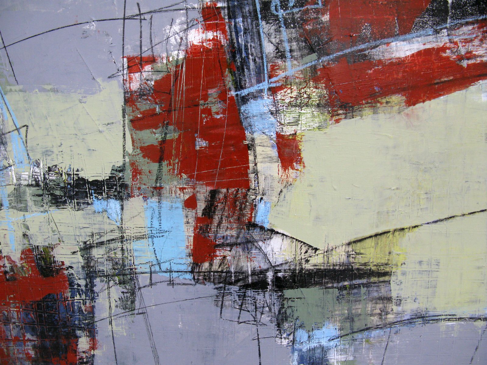 Tableau de TANIA CARRARA a pour titre  SANS TITRE MULTICOULEURS style abstrait dim : TANIA CARRARAprix:680