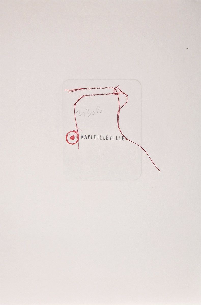 Editions d'art de NAVIEILLEVILLE a pour titre  Ses souvenirs style figuratif, graphique dim : NAVIEILLEVILLEprix:28