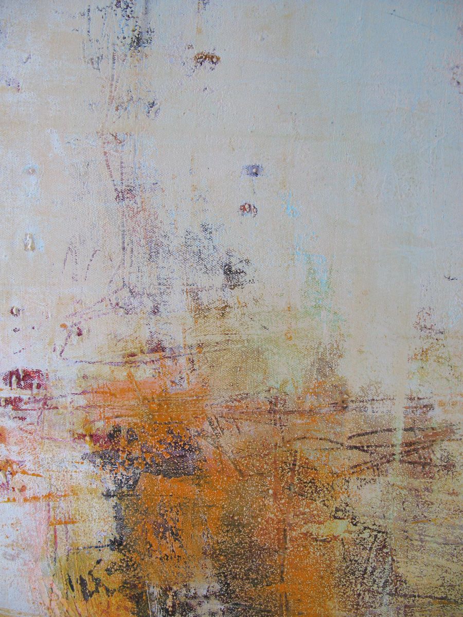 Tableau de TANIA CARRARA a pour titre  Nuances Gourmandes style abstrait dim : TANIA CARRARAprix:1100