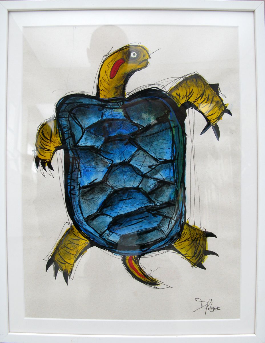 Dessin de Daniel De POLIGNAC a pour titre  Tortue style graphique dim : Daniel De POLIGNACprix:400