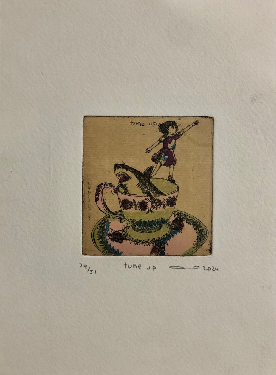 Editions d'art de ATSUKO ISHII a pour titre  tune up style figuratif dim : ATSUKO ISHIIprix:40