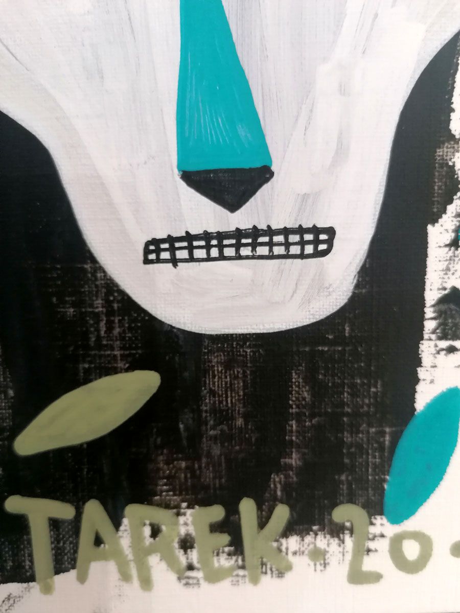 Dessin de TAREK a pour titre  VANITAS style street pop art dim : TAREKprix:60