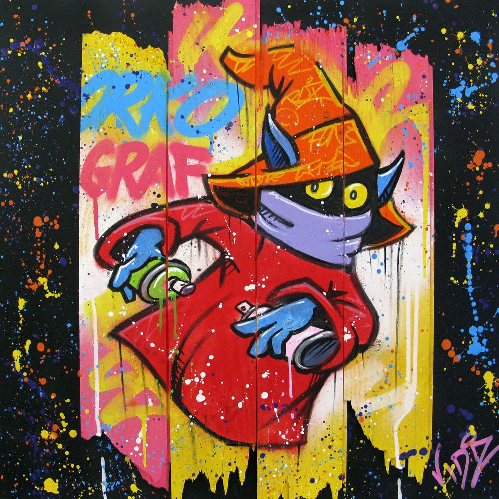 Tableau de VIDIZ a pour titre  ORKO GRAF style graphique dim : VIDIZprix:470