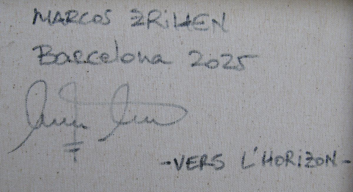 Tableau de MARCOS ZRIHEN NOWOTNY a pour titre  Vers l'horizon - Barcelona 2025 style figuratif dim : MARCOS ZRIHEN NOWOTNYprix:110
