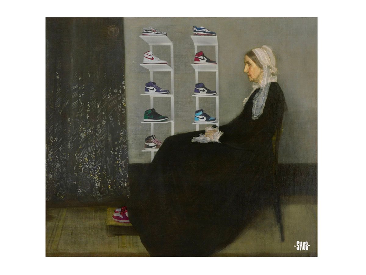 Editions d'art de SHUZ a pour titre  Wait and see style figuratif dim : SHUZprix:40