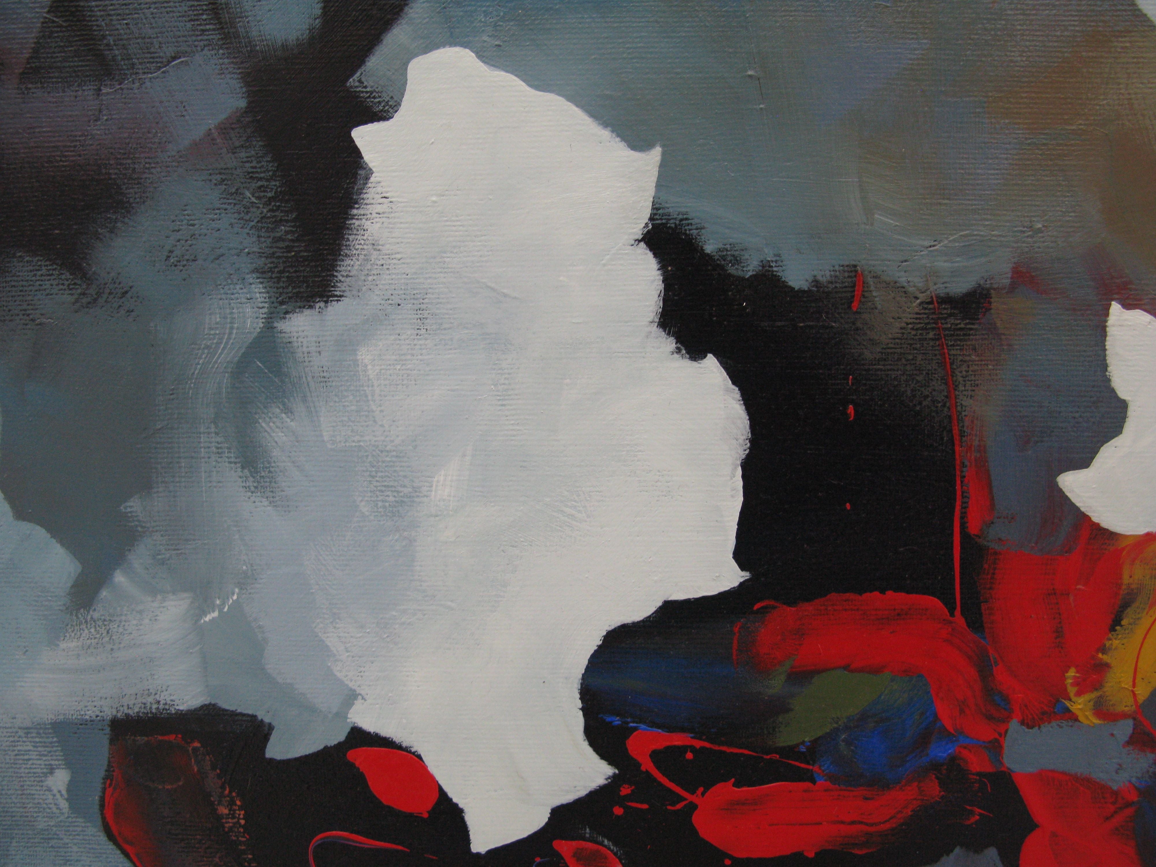 Tableau de BRUNEAU a pour titre  Watership down style abstrait dim : BRUNEAUprix:300