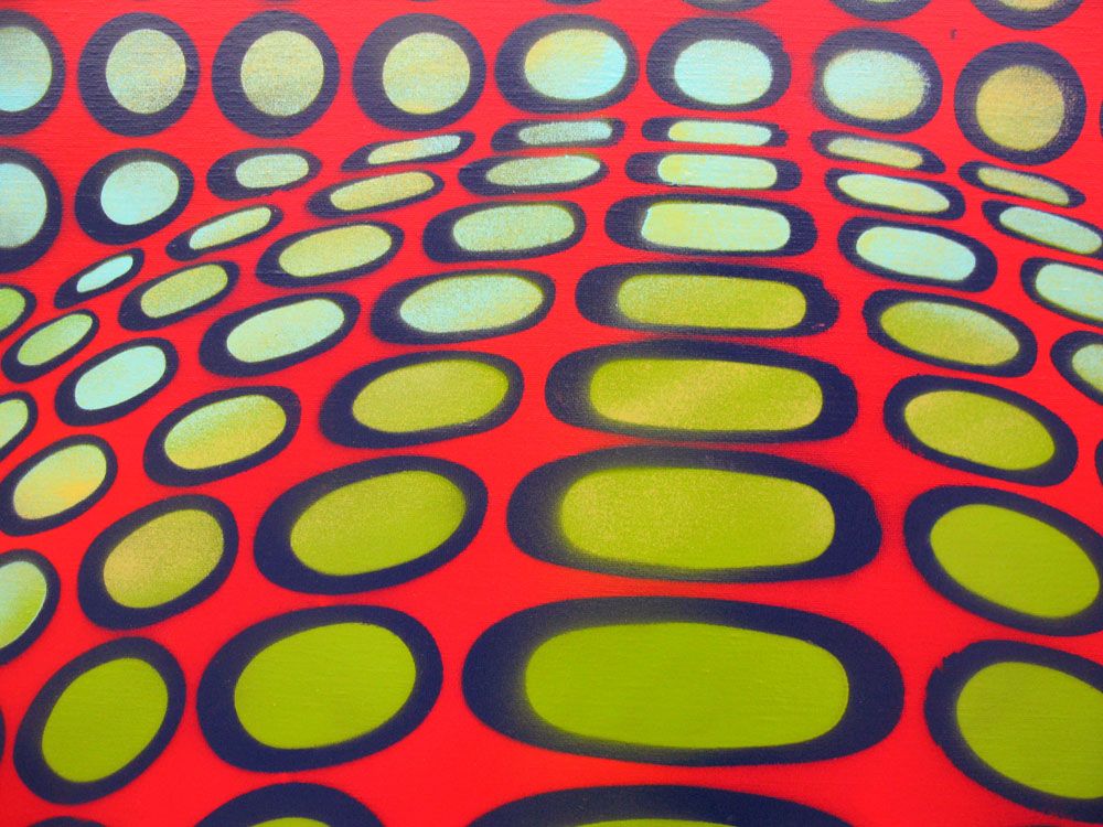 Tableau de YANN GUINCHAN a pour titre  GEOMETUDE II style abstrait dim : YANN GUINCHANprix: