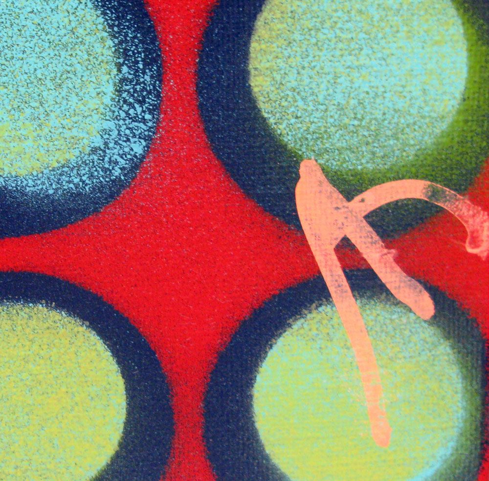 Tableau de YANN GUINCHAN a pour titre  GEOMETUDE II style abstrait dim : YANN GUINCHANprix: