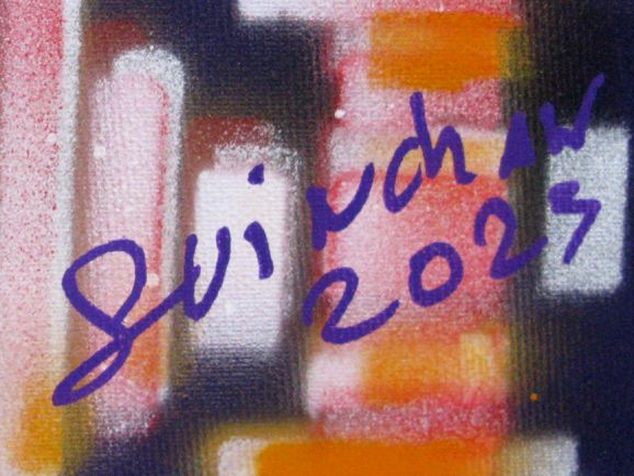 Tableau de YANN GUINCHAN a pour titre  Geodesique 1 style graphique dim : YANN GUINCHANprix:550