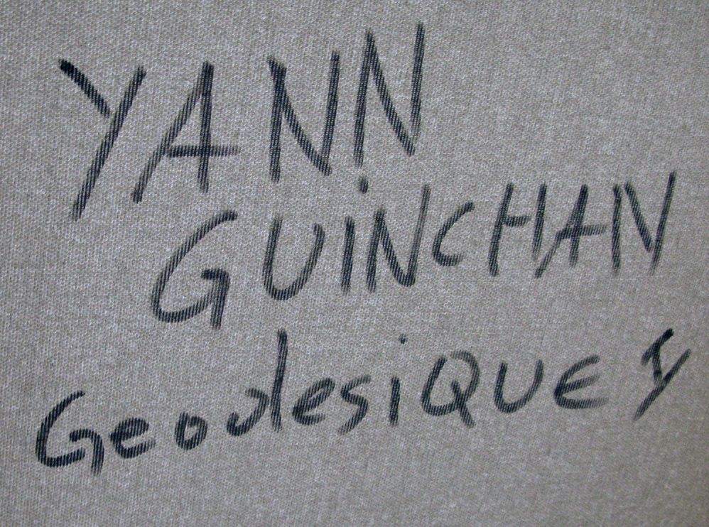 Tableau de YANN GUINCHAN a pour titre  Geodesique 1 style graphique dim : YANN GUINCHANprix:550