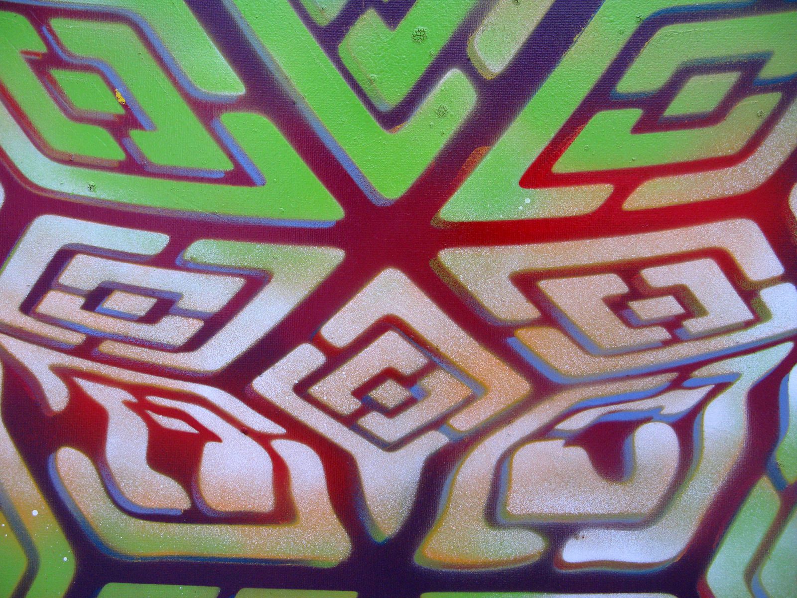 Tableau de YANN GUINCHAN a pour titre  Geodesique 3 style graphique dim : YANN GUINCHANprix:600