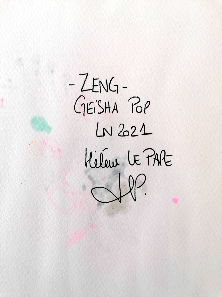 Dessin de LN LE PAPE a pour titre  ZENG style street pop art dim : LN LE PAPEprix:160