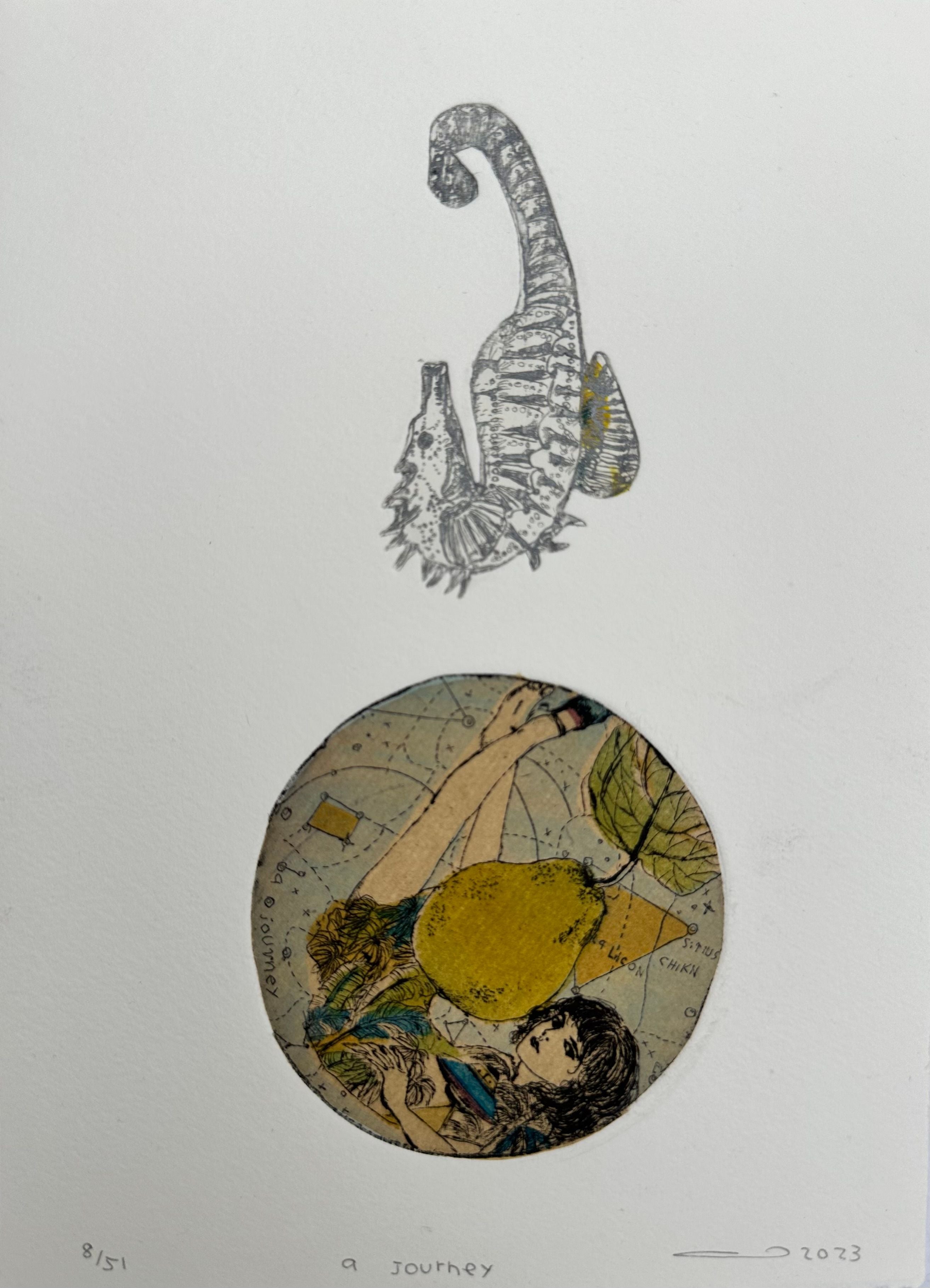 Editions d'art de ATSUKO ISHII a pour titre  A journey style figuratif dim : ATSUKO ISHIIprix:60