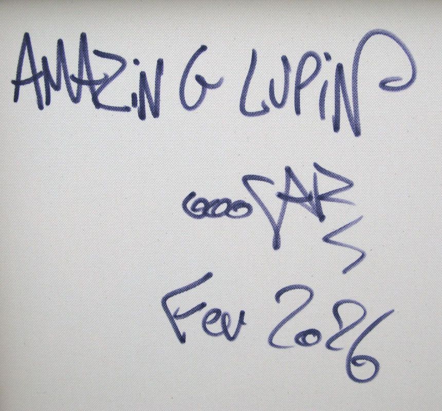 Tableau de RICO SAB a pour titre  Amazing Lupin style street pop art, street art dim : RICO SABprix:1350