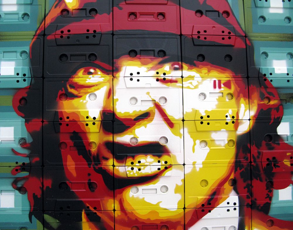 Tableau de MR MELODY a pour titre  ANGUS style street pop art, street art dim : MR MELODYprix:850