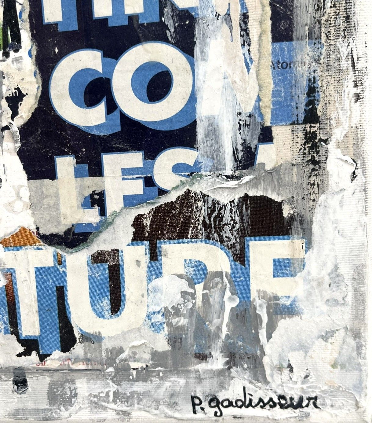 Tableau de PATRICIA GADISSEUR a pour titre  Be fine style graffiti, street pop art dim : PATRICIA GADISSEURprix:500