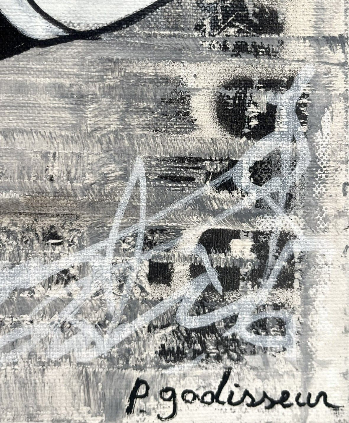 Tableau de PATRICIA GADISSEUR a pour titre  Be Yourself style graffiti, street pop art dim : PATRICIA GADISSEURprix:280