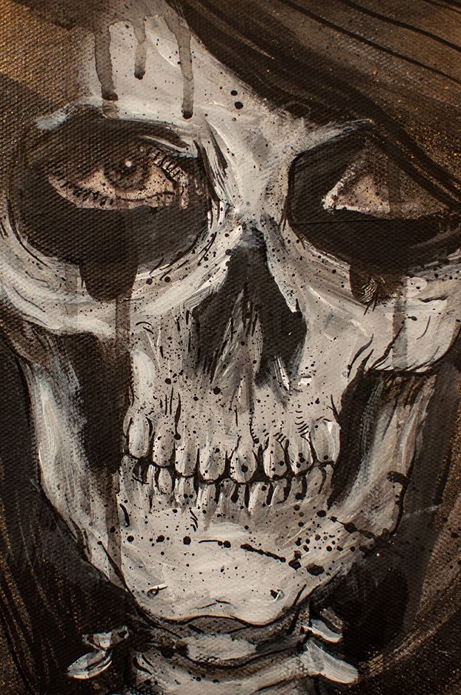 Editions d'art de Carlos Olmo a pour titre  Bone are forever style figuratif dim : Carlos Olmoprix:1500