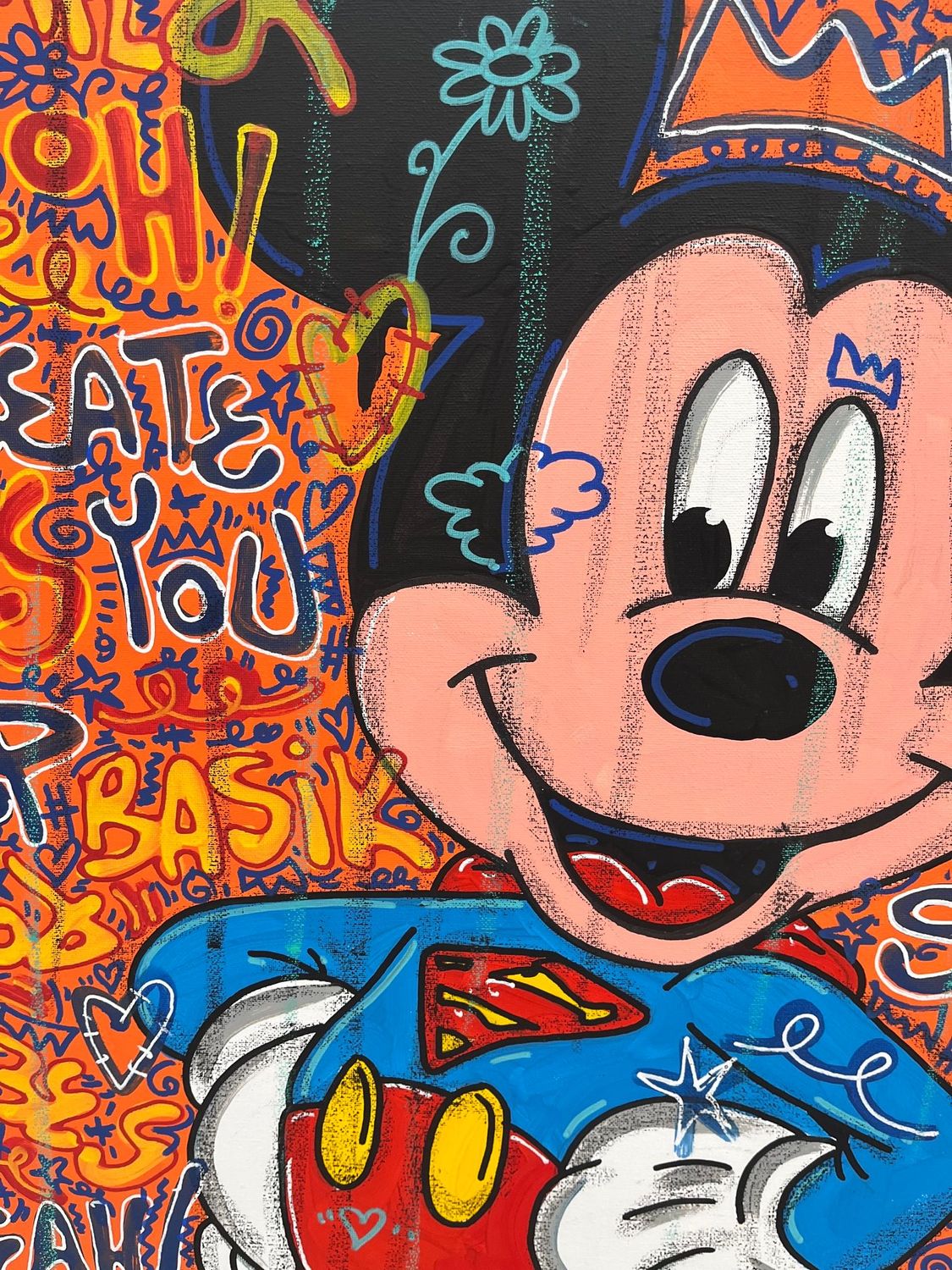 Tableau de RICO SAB a pour titre  Create You style street pop art dim : RICO SABprix:450