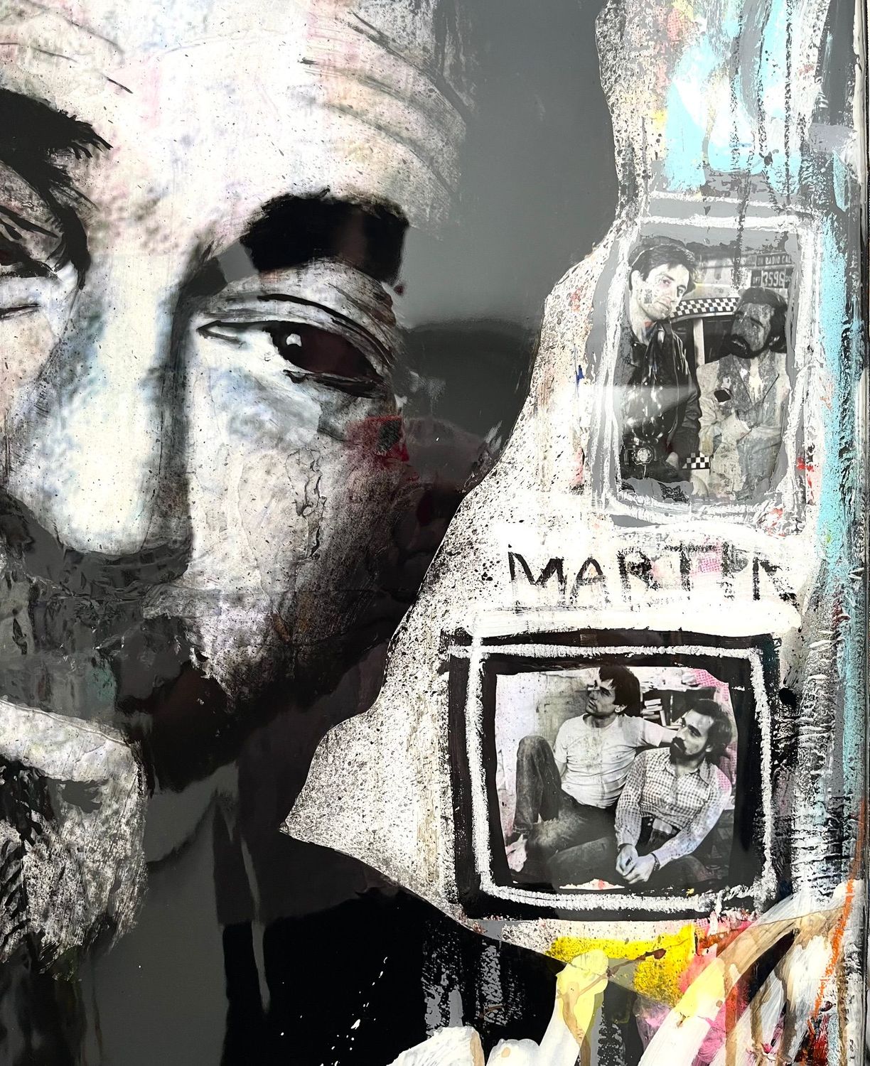 Tableau de THIERRY RASINE a pour titre  De Niro 1978 style street pop art dim : THIERRY RASINEprix:1200