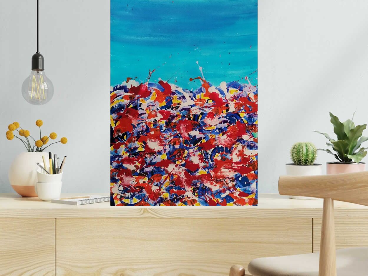Dessin Noname C206 de STEPHANE RIME dans un intérieur – 50 × 70 cm