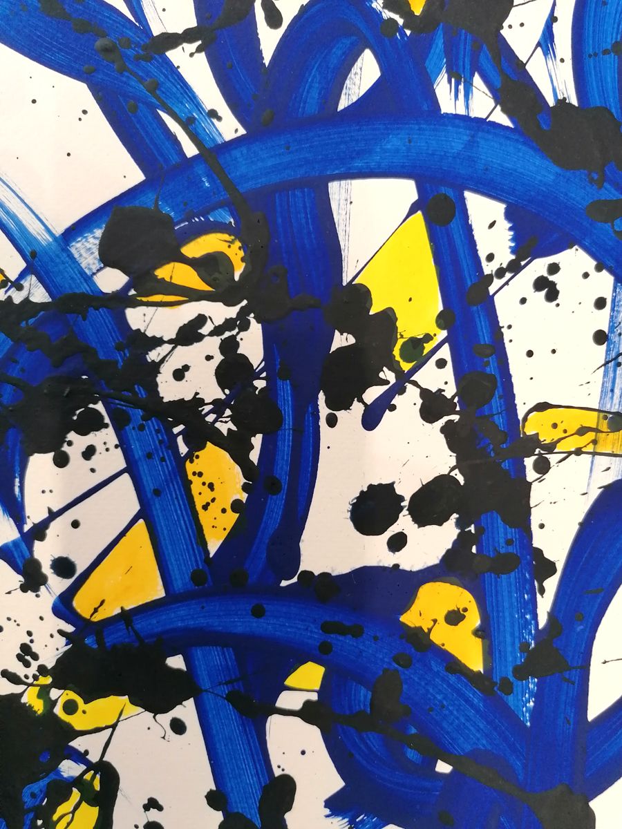 Dessin Noname D27 de STEPHANE RIME dans un intérieur – 50 × 70 cm